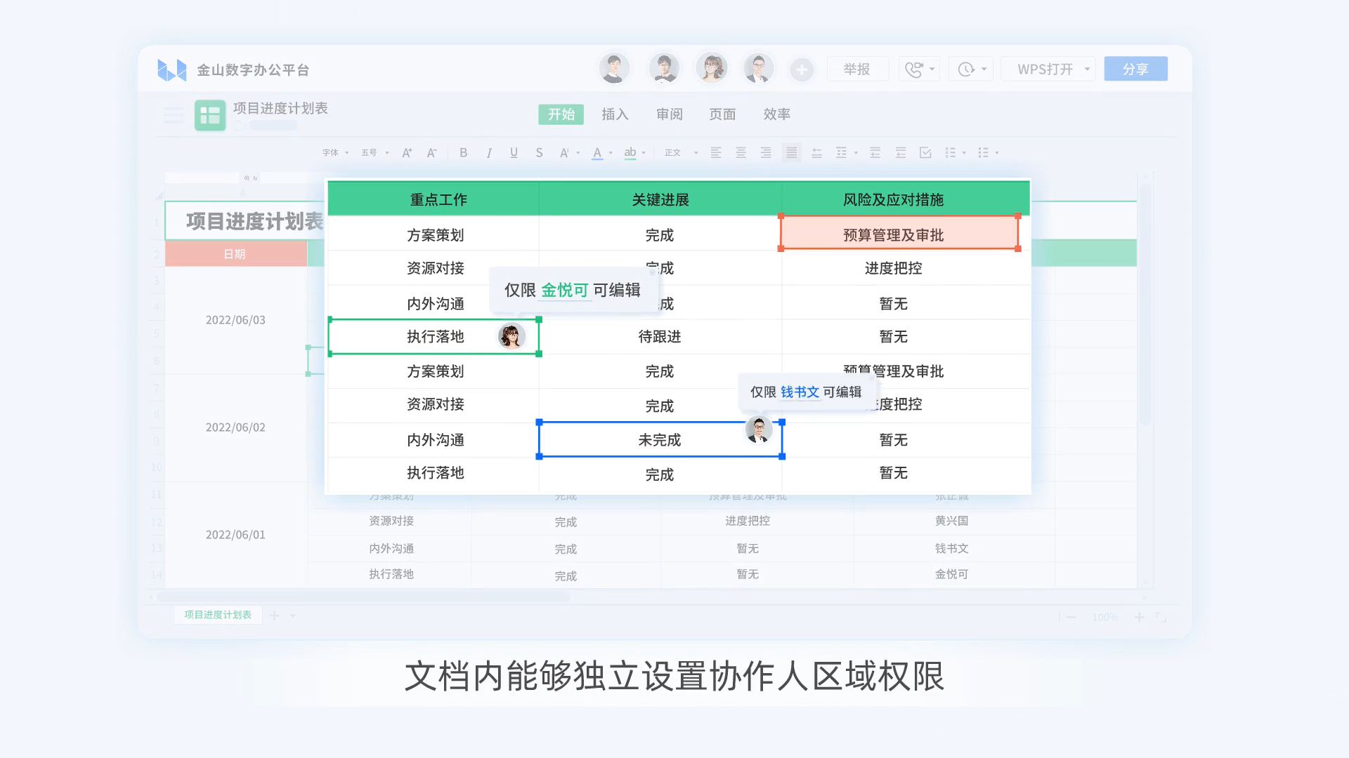 WPS共享文档权限：历史版本追溯功能